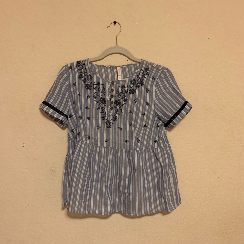 Light Blue Blouse